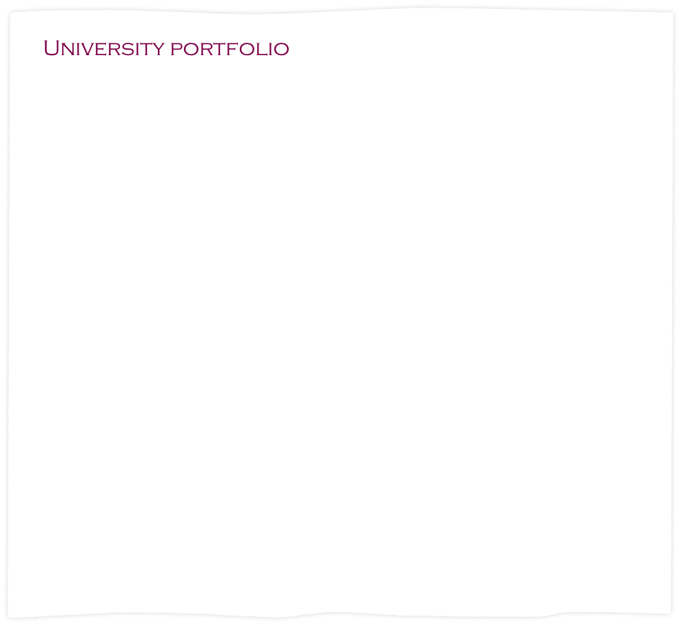 University portfolio
